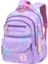 Kız Çocuk Ilköğretim Çantası Ultra Hafif Ortopedik Sırt Okul Çantası (Pembe-Lila-Mor) 1