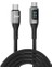 60W Dijital LED Ekranlı Örgülü USB Type-C To Type-C Hızlı Şarj ve Data Kablosu 2 Metre 5