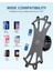 Bisiklet Telefon Montajı, [360°DÖNME Darbelere Dayanıklı] Bisiklet Telefon Tutacağı, Silikon Motosiklet Telefon Bağlantısı iPhone 16 ile Uyumlu, Daha Fazla 4,0 Inç Ila 6,7 Inç Cep Telefonu 4