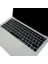 Premium Türkçe Q Silikon Klavye Koruyucu – MacBook Pro Touch Bar 13-15″ Uyumlu (A1706-A1989-A2159 / A1707-A1990), Enter “l” Biçimli, Sessiz Yazım, Temizlenebilir, Dayanıklı Koruma Siyah 4