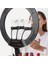 Rgb Ringlight 56CM Işıklı 3'lü Telefon Tutucu LJJ22 LED Selfie Youtuber Tiktok Işığı Kumandalı 3