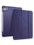Air 11 Ile Uyumlu 2025 M3 Kalem Bölmeli Standlı Tri Folding Fuchsia Tablet Kılıfı Lacivert 1