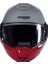 N120-1 Grafo Çenesi Arkaya Açılan Motosiklet Kaskı Gri 349 M 3