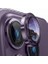 14 Pro Max/14 Pro Ile Uyumlu Cmcov Kamera Lens Koruyucu Kolay Tak Çıkar Ergonomik Ince Tasarım Kırılma ve Çizilme Önleyici Derin Mor 3