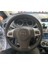 Dikişli Direksiyon Kılıfı Siyah Deri Bej Dikişli Opel Corsa D Için 1