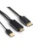 HDMI To Displayport Dönüştürücü 2 Metre USB Güç Kablosu Destekli Kablo 2