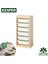 Montessori Ahşap Oyuncak ve Düzenleme Rafı – 6 Çekmeceli 1