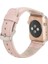 Apple Watch Uyumlu Deri Kordon 42-44-45MM Nu2 Pembe 2