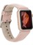 Apple Watch Uyumlu Deri Kordon 42-44-45MM Nu2 Pembe 5