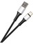 CU287C Type-C 3A Şarj Kablosu Siyah 4