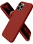 iPhone 12 Pro Kılıf First Silikon - BORDO-(5796) - N276J064-M71276 1