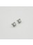 White Gold Plated Fiore Pearl Stud Küpe 1