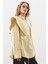 Üçgen Fularlı Oversıze Gömlek Soft Sarı 1