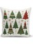 Yılbaşı Serisi Çift Tarafı Dijital Baskılı 4'lü Kırlent Kılıfı Seti (Christmas Noel Cushion Cover) 3