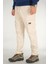 Erkek Bej Kargo Cepli Pantolon Rahat Kesim Pamuklu Lastikli Bel 3