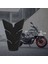 Yamaha MT07 Mt-07 2021 Ped Için Kaymaz Yan Yakıt Deposu Pedi Çıkartmaları (Yurt Dışından) 4
