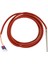 PT100 Rtd Sıcaklık Sensörü 6MMX80MM Sınıf B 2m Silikon Jel Kaplamalı (Yurt Dışından) 1