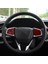 Honda Için Abs Direksiyon Simidi Düğme Anahtarı Kapağı Döşeme Dekor Çıkartması (Yurt Dışından) 4