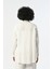 Kadın Nakış ve Pul Payet Işlemeli Beyaz %100 Keten Oversize Gömlek 6