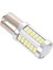 BA15S 12V Beyaz LED Yan Aydınlatmalı Araç Ampulü 1156 P21W Gümüş 33 LED (Yurt Dışından) 3