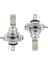 2 x H4 9003 Hb2 6000K Süper Beyaz Csp LED Far Ampulü Kiti (Yurt Dışından) 4