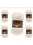 Angora Gold Simli – 5’li Paket (Simli Ince El Örgü Ipliği) 01-Krem 1