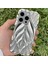 iPhone 15 Pro Kılıf Yaprak Desenli Parlak Darbe Önleyici Silikon Kapak 1