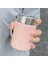 230ML Mini Paslanmaz Çelik 316 Termos Kupa Moda Taşınabilir Cep Vakum Şişesi Kahve Çayı Termal Su Şişesi Tumbler Kapasite: 230ML/RENK: Pembe (Yurt Dışından) 1