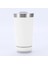 Çelik Çift Duvar Vakum Yalıtımlı Bira Dakları 16OZ Bluetooth Hoparlör Su Kahve Şişesi Tumbler Hediye Kupa Kapasite: 401-450ML/RENK: Beyaz (Yurt Dışından) 1