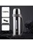 Gianxi 1.2l Büyük Kapasiteli Kettle Dış Mekan Kampı Termos Açık Seyahat Seyahat Kahve Termos Taşınabilir Vakum Cupcapacity: 1000-1500ML/RENK: Gümüş 1200ML (Yurt Dışından) 1