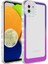 Galaxy A03 Kılıf Simli ve Renk Geçiş Tasarımlı Lens Korumalı Mrsa Park Kapak-Mor-Pembe 1