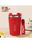 380ML Paslanmaz Çelik Kahve Yalıtımlı Kupa Çift Duvar Vakum Şişesi Sıcak Soğuk Yalıtımlı Kupa Taşınabilir Seyahat Kupa Kapasitesi: 380ML/RENK: Kırmızı (Yurt Dışından) 1