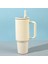2024 Yeni Hidrojug 40OZ Tumbler Saman Kapağı Paslanmaz Çelik Izoleli Yalıtımlı Araç Kupa Çift Duvar Termal Buzlu Seyahat Kupa Kupa Kapasite: 1200ML/RENK: Krem (Yurt Dışından) 1