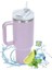 Hanlde ile Yalıtımlı Tumbler 1200ML Metal Paslanmaz Çelik Vakum Taşınabilir Saman Kupası Sıcak ve Soğuk Kahve Kapasitesi Için Büyük Termal Kupa: 1000-1500ML/RENK: Mor (Yurt Dışından) 1