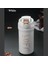 Taşınabilir Kahve Kupası 316 Paslanmaz Çelik Soğuk Su Sıcak Su Straw Öğrenci Kupası Bisiklet/açık Hava Sporları/seyahat Sızdır Yokpul Cupcapacity: 501-600ML/RENK: Beyaz (Yurt Dışından) 1