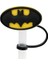 Sıcak Oyuncaklar Batman Straw Cover Cap Cartoon 10MM Içecek Saman Fişi Yeniden Kullanılabilir Sıçrama Kanıt Içme Kupası Saman Kapağı Kolye Accescolor: 1PCS-10MM (Yurt Dışından) 1