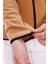 Kadın Slim Fit Tam Fermuarlı Polar Ceket 7
