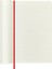 Çizgili Kırmızı Defter L Boy Soft Kapak 9