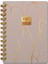Mermer Bej 17x24 Çizgili Defter 7