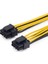 2 Adet Eps 12V 8pin - Çift (4+4)Pin Anakart Güç Kaynağı Kablosu (Yurt Dışından) 5