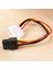 10 Adet 4 Pin Ide Molex - 6 Pin Güç Kablosu Gpu Grafik Kartı (Yurt Dışından) 2