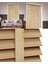 Wooden Blinds %100 Doğal Ahşap Jaluzi Perde 50MM,ALÜMINYUM Kasalı Yüksek Kaliteli - Cappuccino Meşe 1