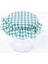 Mint Renkli Kavanoz Kapak Süsü 12 Adet Küçük Kareli Desenli Kullanım 2
