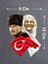 Atatürk ve Zübeyde Hanım Sticker, Araba Oto Motosiklet Karavan Sticker 00624 1