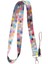 Gri Renk Renkli Pati Desenli Boyun Askı Ipi ve Telefon Askısı + Kartlık 1