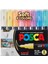 ball Posca 0.7 Su Bazlı Poster Markör Soft Renk 8'li (Uni-Pc-1m) / 8c Sc Set 1
