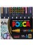 ball Posca (1.8-2.5) Su Bazlı Boyama Markörü Metalik 8'li Set ( N ) (Uni-Pc-5m)/ 8c Mc Set 1