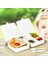 4 Bölmeli Lunchbox Beslenme Kutusu – Kaşık ve Çatallı, Geniş Hacimli 1