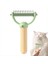 Astar Tırmık Fırçası Demating Kedi Tombulları Tımar Için Uzun Saçlı Kediler Çift Taraflı Alt Kat Tırmığı Pet Pet Pet Peting B. (Yurt Dışından) 2