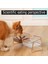 Pet Single Bowl Şeffaf Ayak Kedi Kasesi Içecek Su Kedi Maması Stand Yükseltilmiş Su Besleyici Köpek Kasesi Malzemeleri (Yurt Dışından) 5